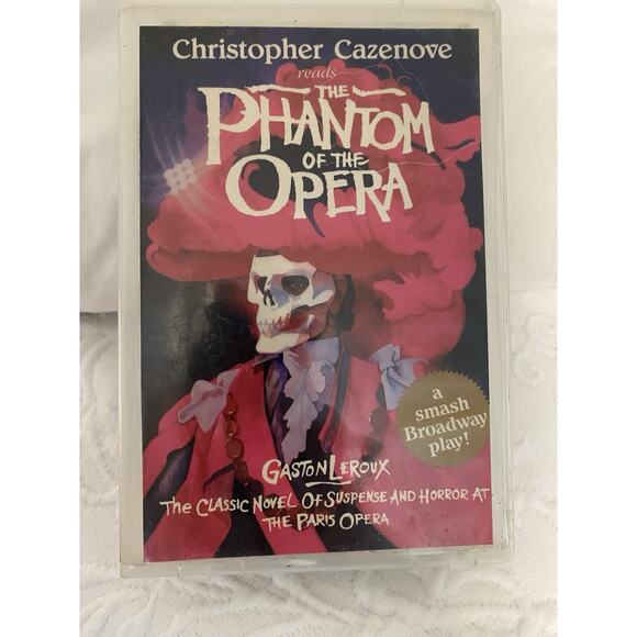 Vintage Audiobook - The Phantom Of The Opera ( Set of two Cassette Tapes ) 1987 - Picture 1 of 6